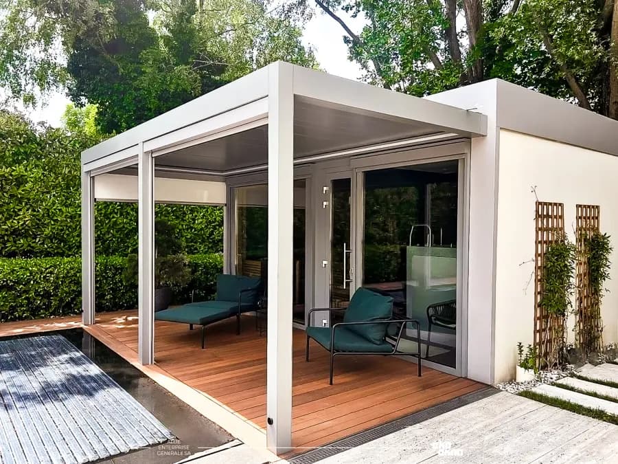 Pergola Nuun Eco RAL 7037