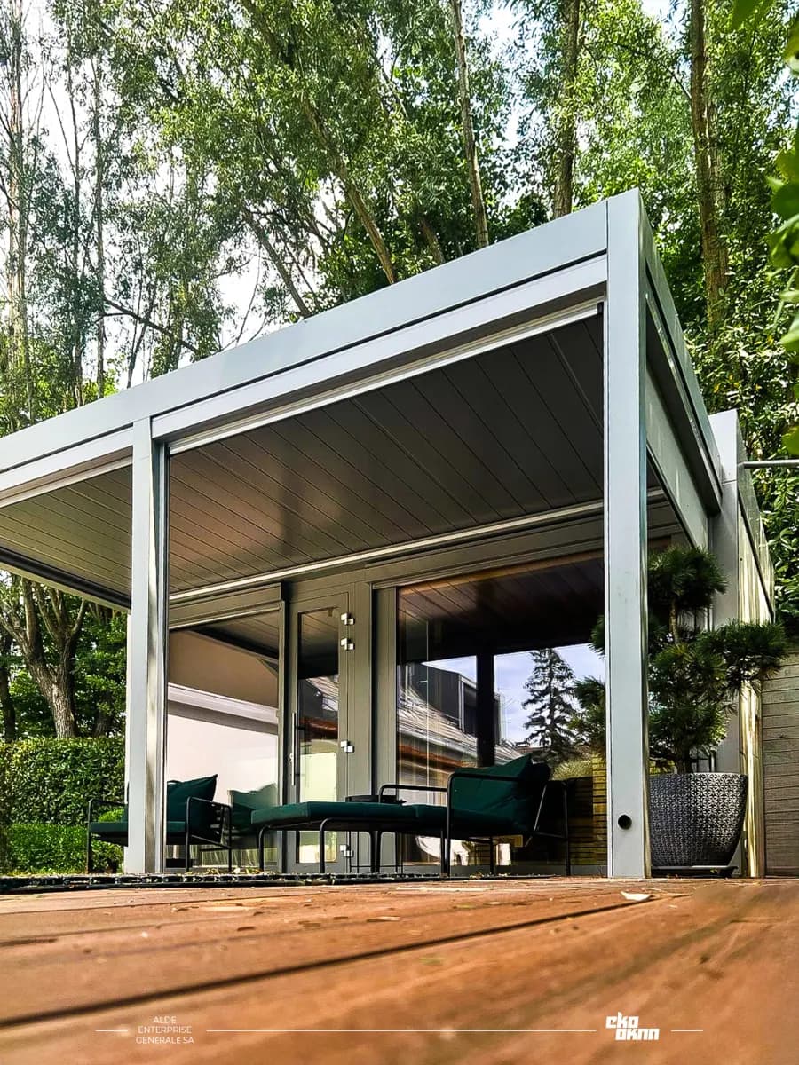 Pergola Nuun Eco RAL 7037